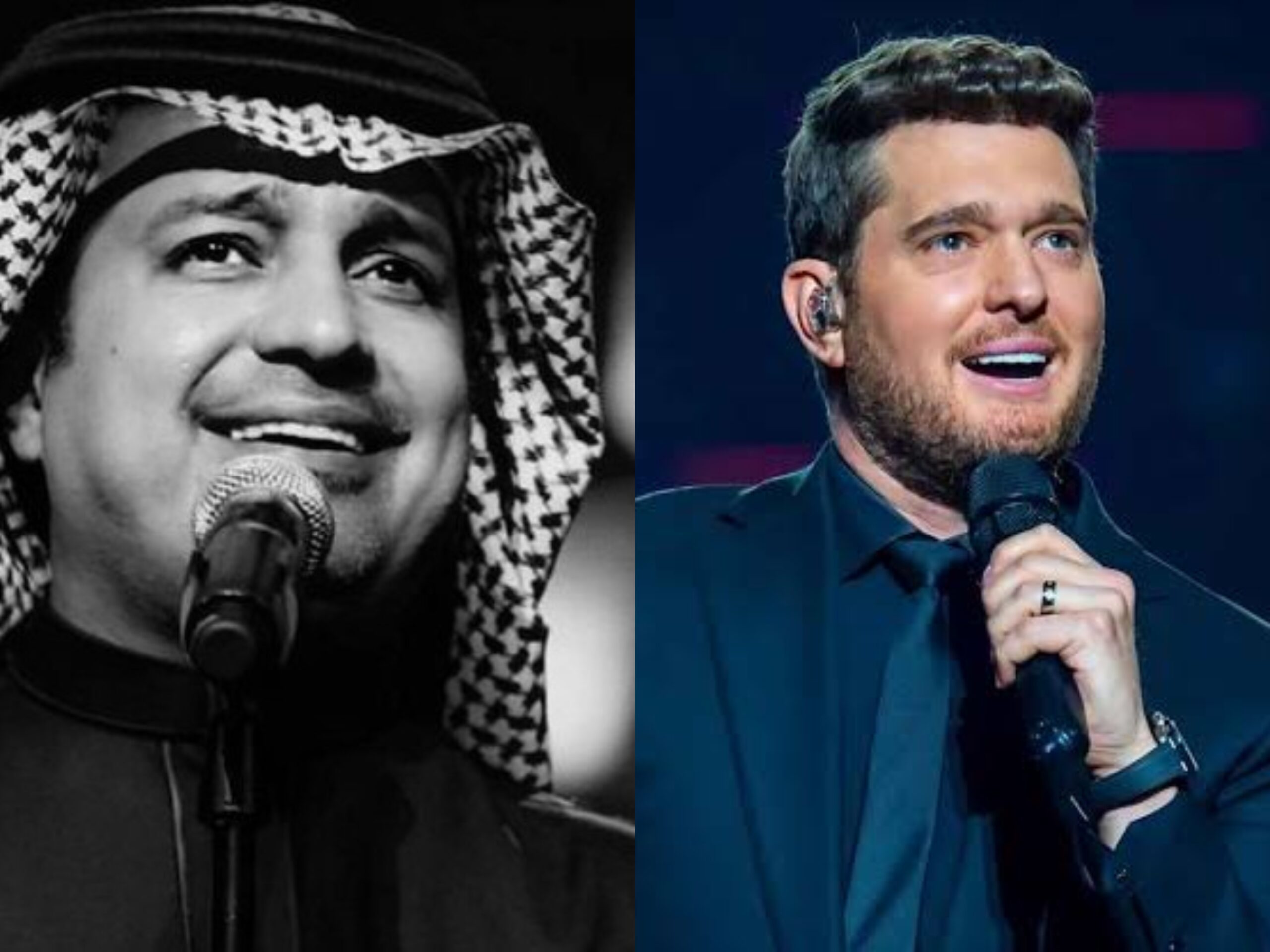 راشد الماجد ومايكل بوبليه: "مترفو الإحساس" في عالم الموسيقى